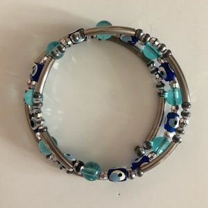 Evil Eye Wrap Bracelet